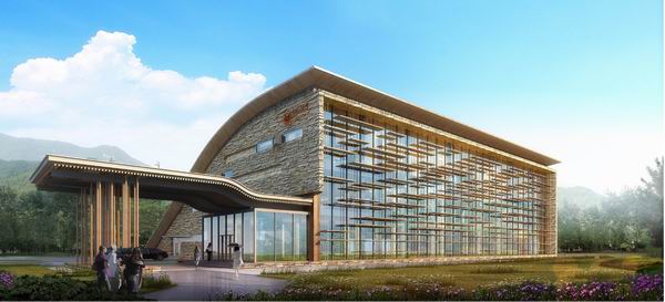 吉林省長白山池南區(qū)展示中心(圖2)