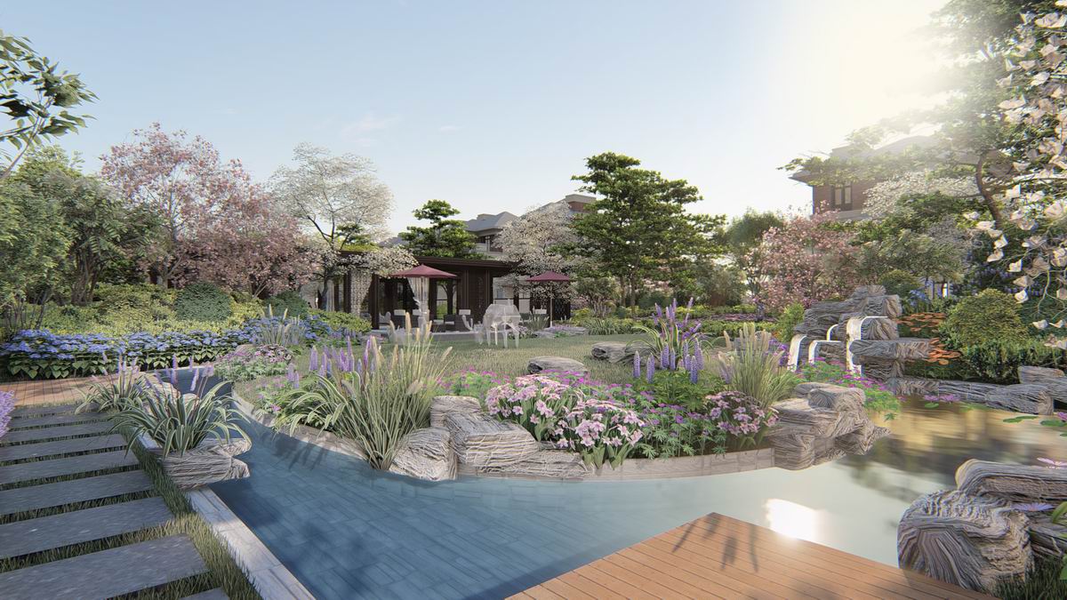 藍(lán)色康橋L區(qū)景觀設(shè)計(jì)(圖4)