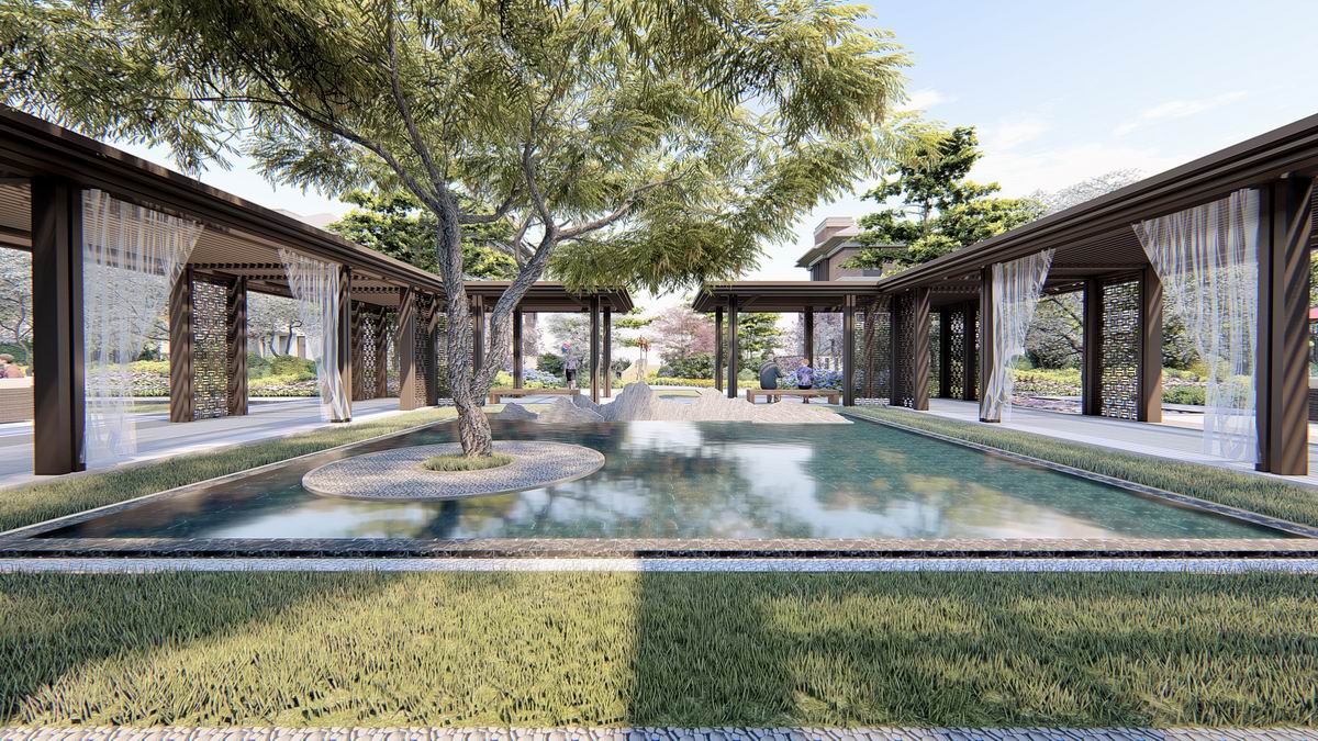 藍(lán)色康橋L區(qū)景觀設(shè)計(jì)(圖8)